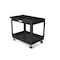 Toter Utility Cart - Lipped Top and Straight Handle 44x25.3x32.3 - Black UCL00-S - alternate 7